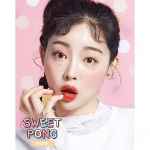 Lens-Town Sweet Pong Brown(月拋)